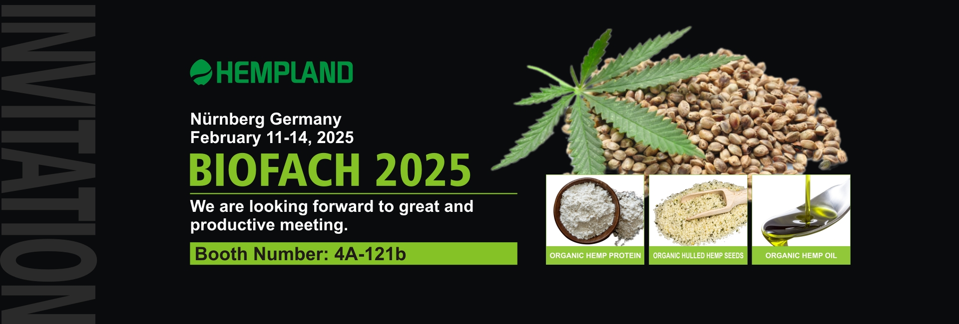 HEMPLAND at BIOFACH 2025 – We Look Forward to Seeing You!